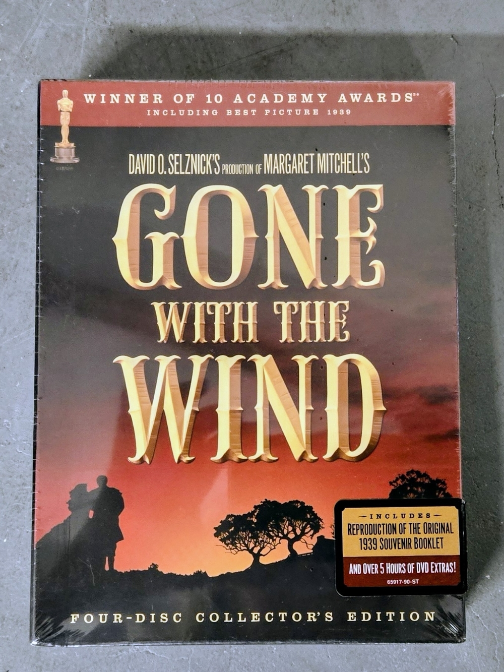 Gone With The Wind Four-Disc Collector's Edition - Black/Gold